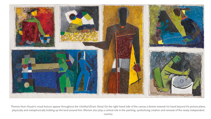 MF Husain Painting