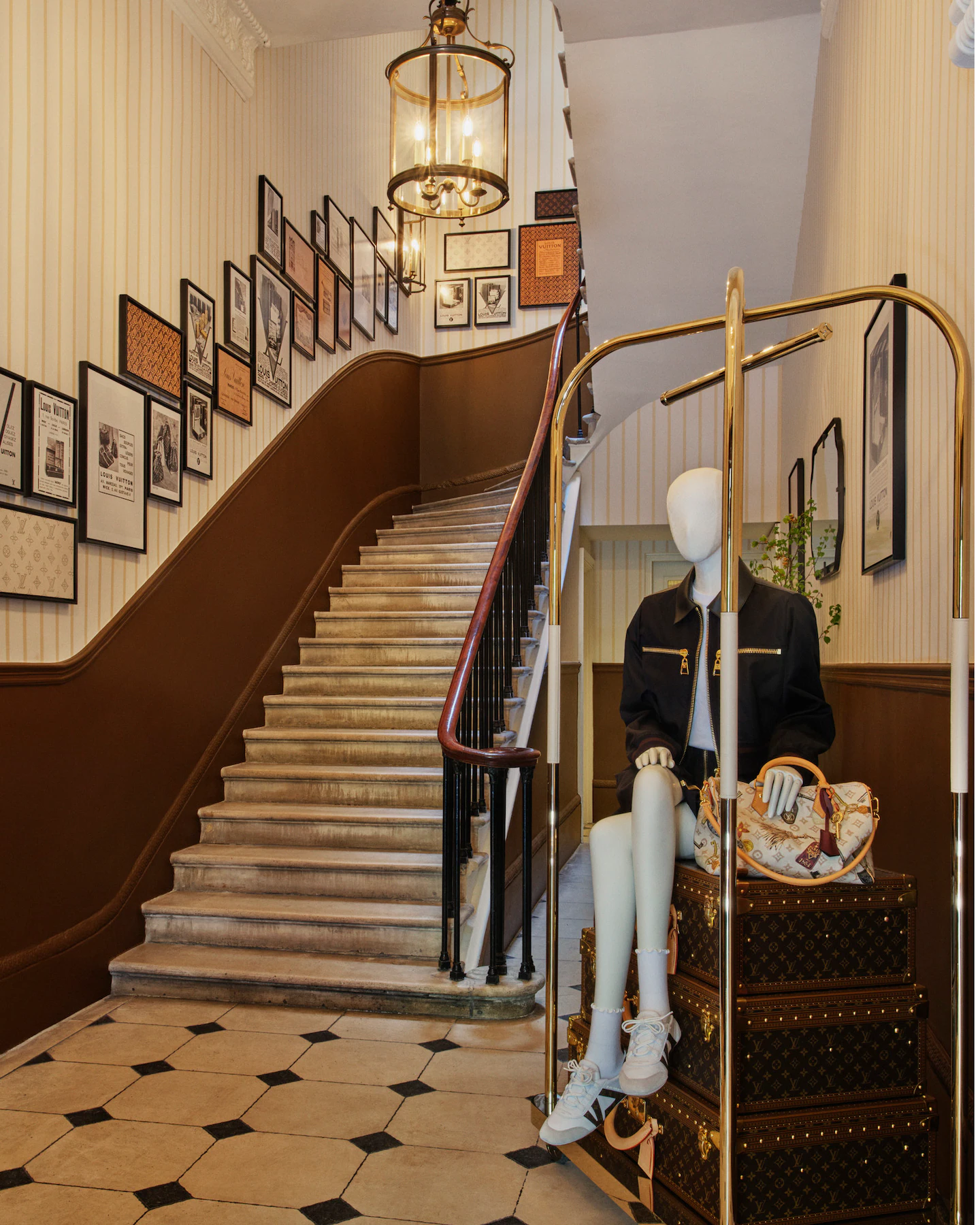 Louis Vuitton Hotel London Keepall Lobby entrance interior