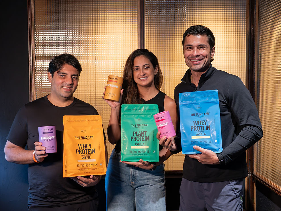 The Func. Lab. Co-founders (L-R) Sahil Kukreja, Daneesh Davar, and Sohrab Khushrushahi