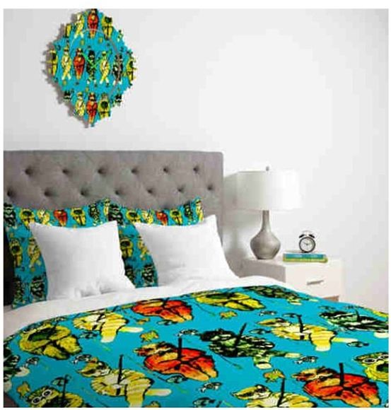 Deny Designs Fishing Cats Bedding