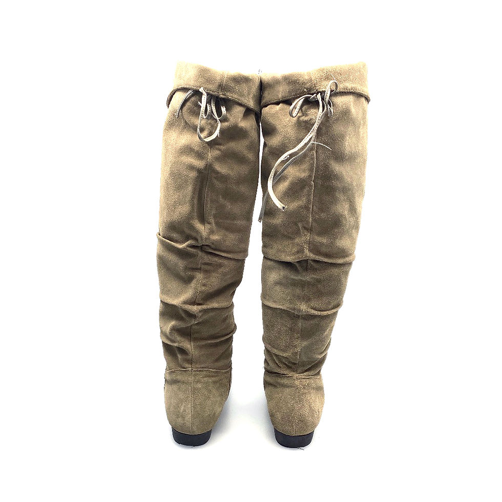 Thumbnail: 1182 ENZO ANGLIONI TAN KNEEHIGH BOOT