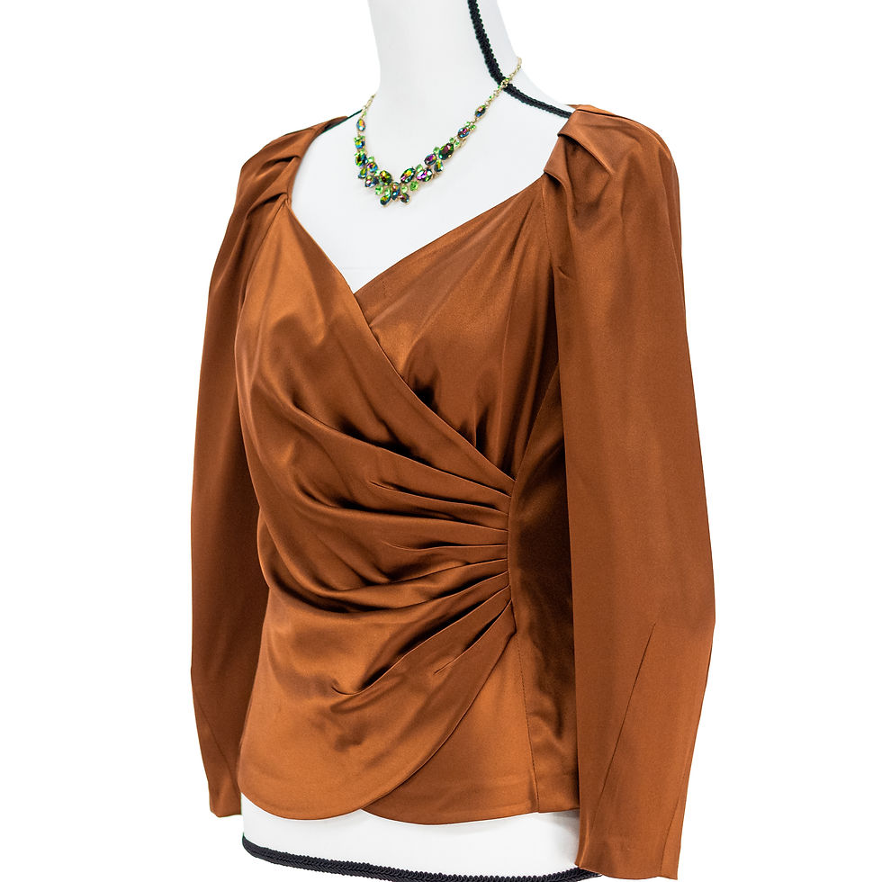Thumbnail: 1153 METALLIC COPPER SHIRT