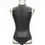 Thumbnail: 921-COMMANDO BLACK FAUX LEATHER DEEP-V BODYSUIT