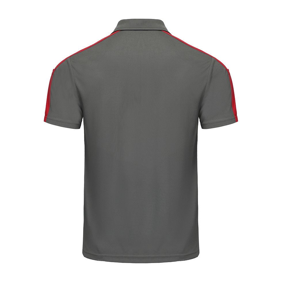 Thumbnail: Grey and Red Polo Tshirt