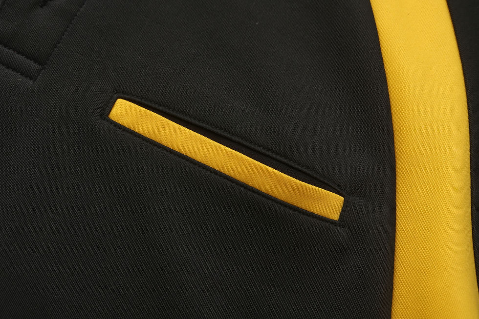 Thumbnail: Black and Yellow Polo Tshirt for Warehouse