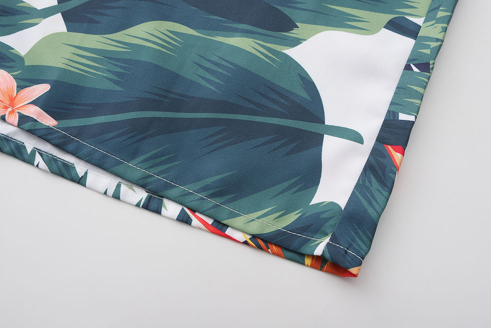Thumbnail: Tropical Floral Short Sleeve Shirt