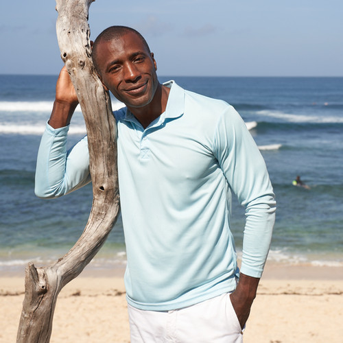 #FR2GOLF / LONG SLEEVE POLO 未使用・限定品 Flor Long Sleeve Polo / Black – J.Lindeberg