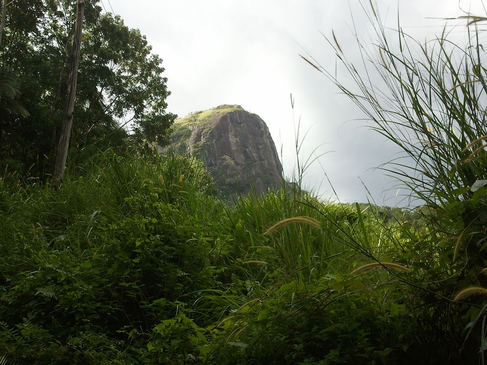 Hiking to Bathalegala (BIBLE ROCK)
