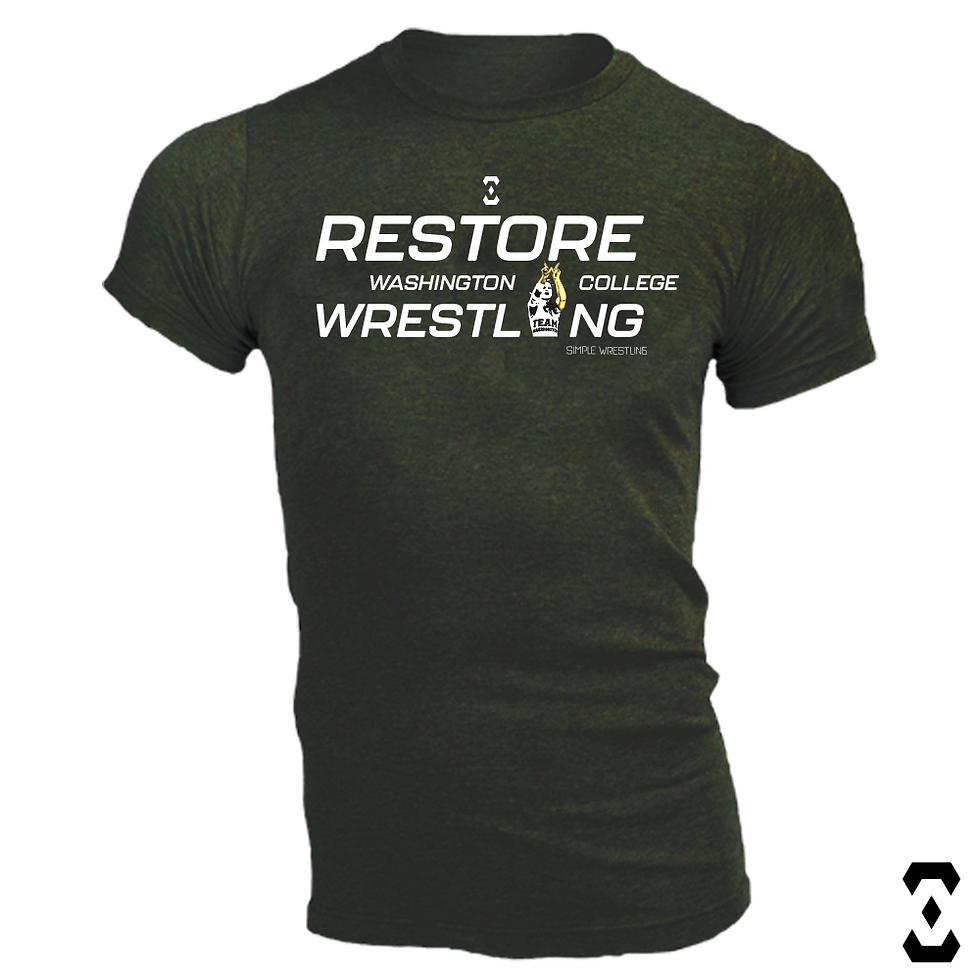 Thumbnail: Restore WA Wrestling Premium Stretch T-Shirt