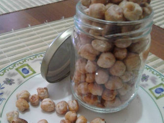Snack de grão de bico