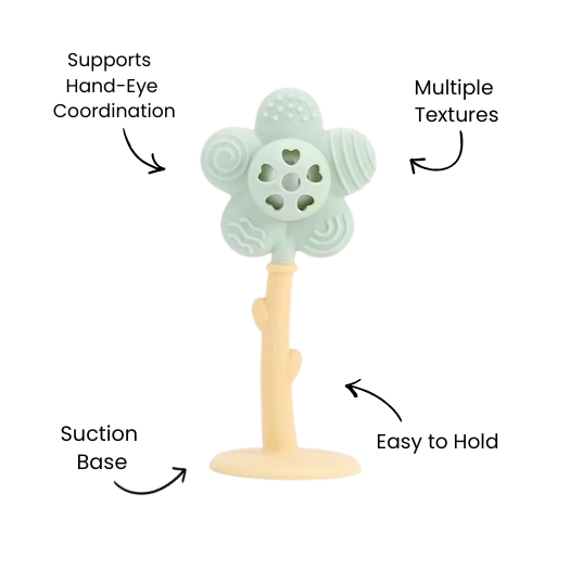 Thumbnail: Flower Teether Rattle