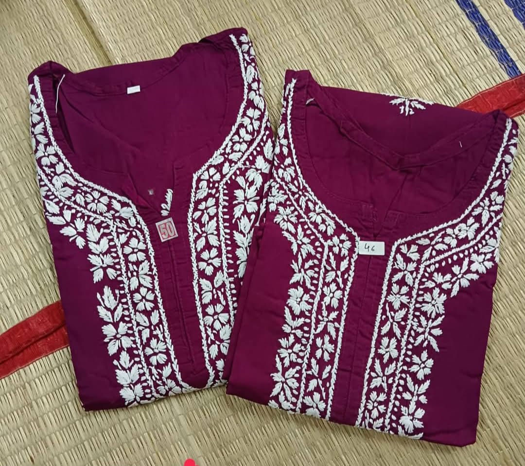 Designer Chikankari Kurti