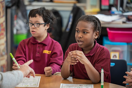 Two attentive students