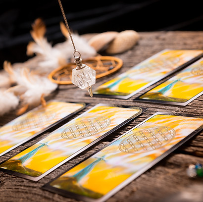 Tarot-Tarjetas-Péndulo