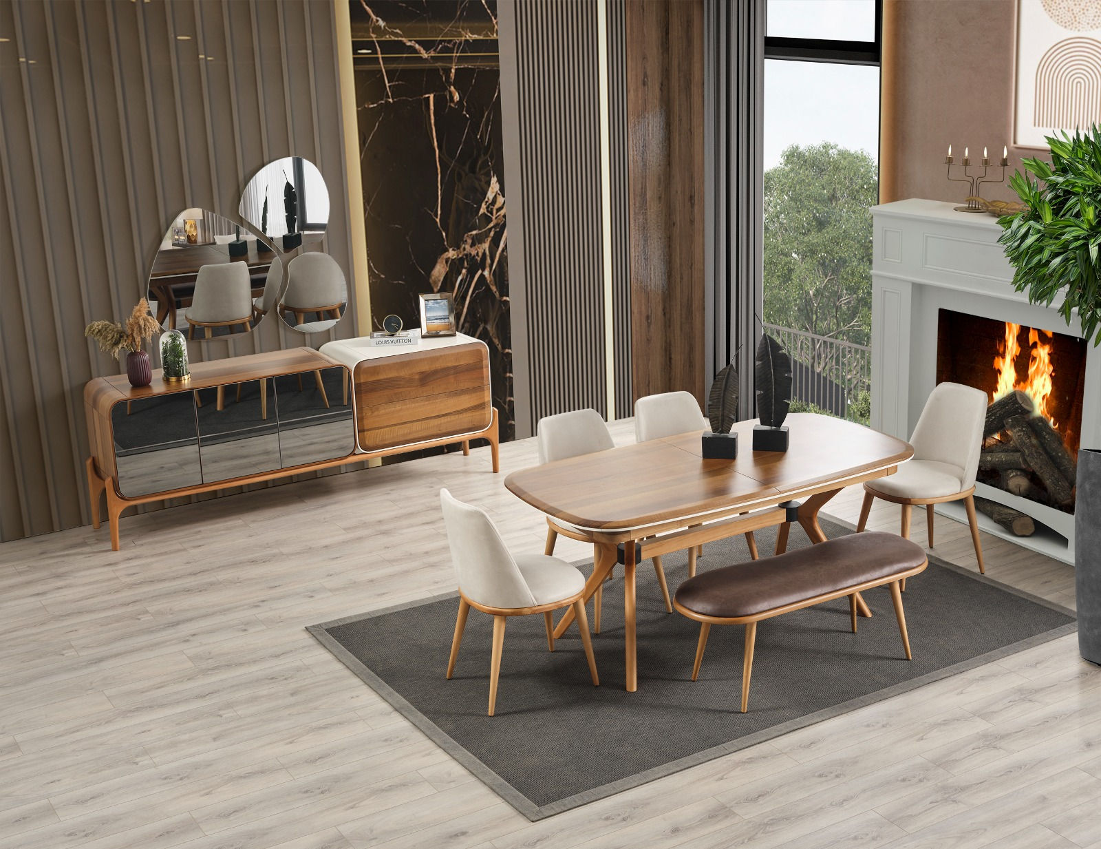 Modern Dining Room-17