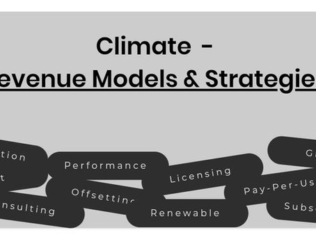 Different Revenue Models of a Climate Business in 2025