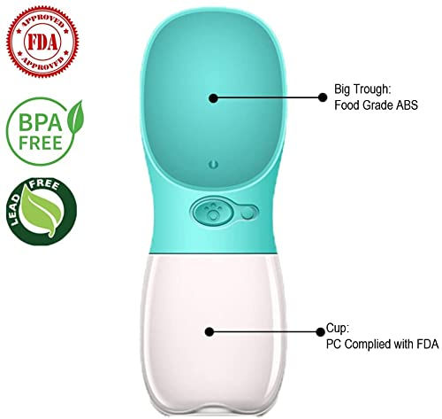 Thumbnail: Pet Bowl Cap Water Bottle | Leak Proof | Lightweight Water Dispenser for Pets