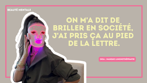 Inia : massage marseille : masque luminothéprapie : Agence Évènementielle marseille beauté INIA GLOW WIRELESS unboxing avis test code promo