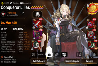 Epic Seven Conqueror Lilias Build
