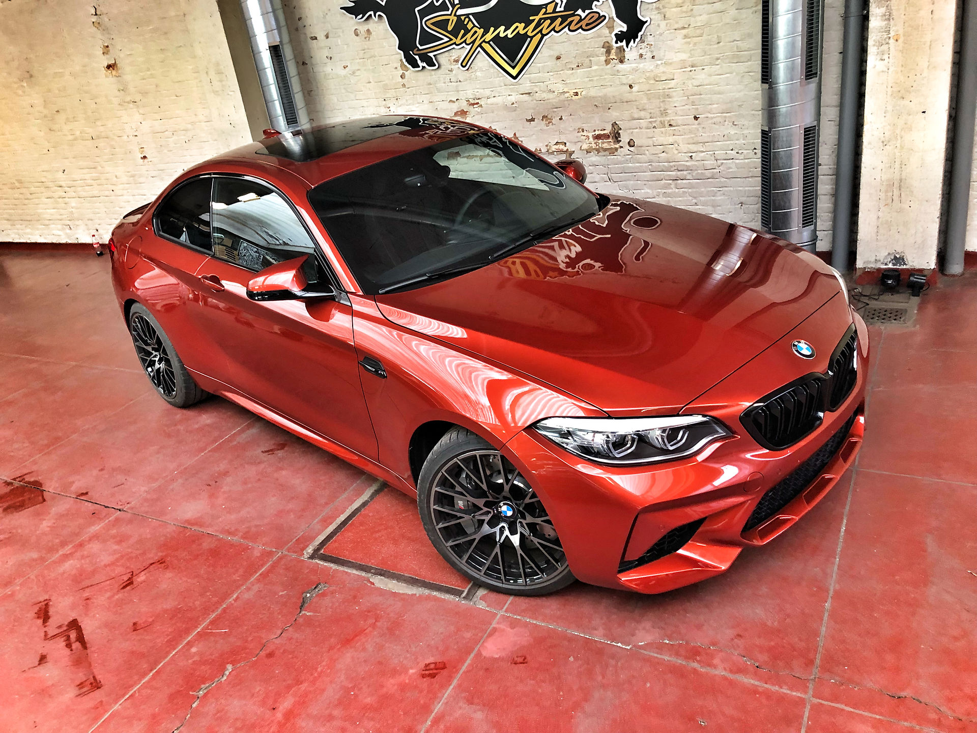 BMW M2 Competition Xpel wrap Sunset