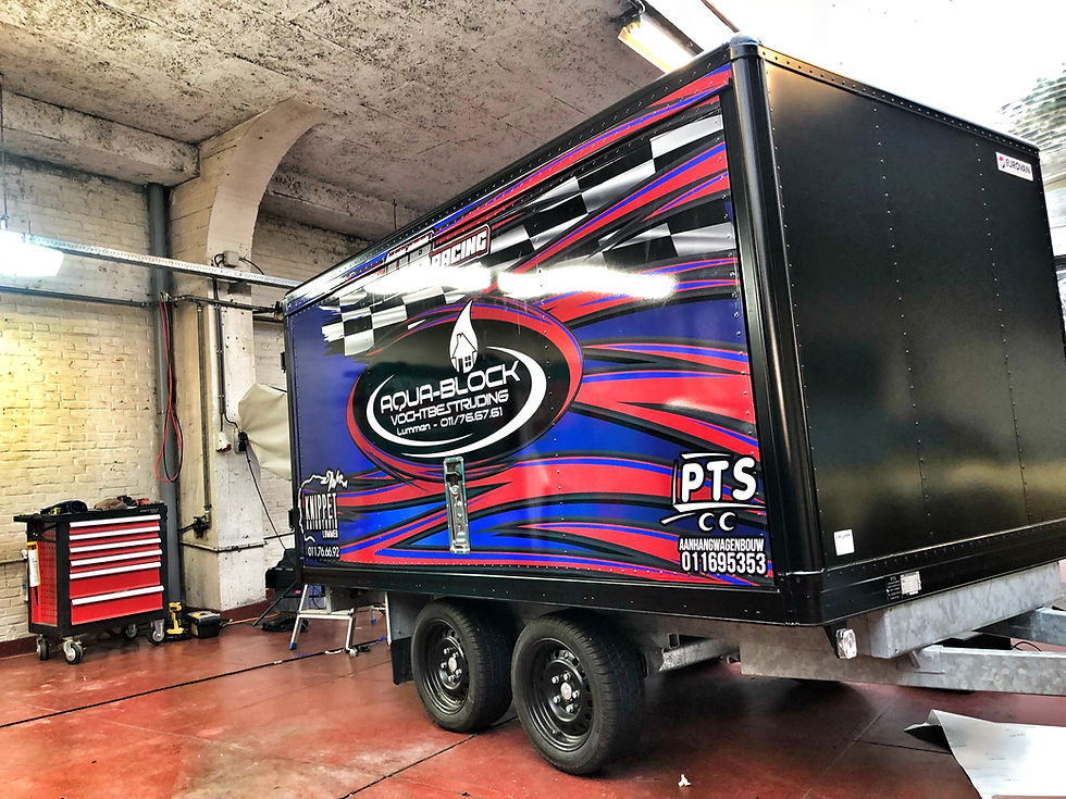 Karting Trailer Wrap