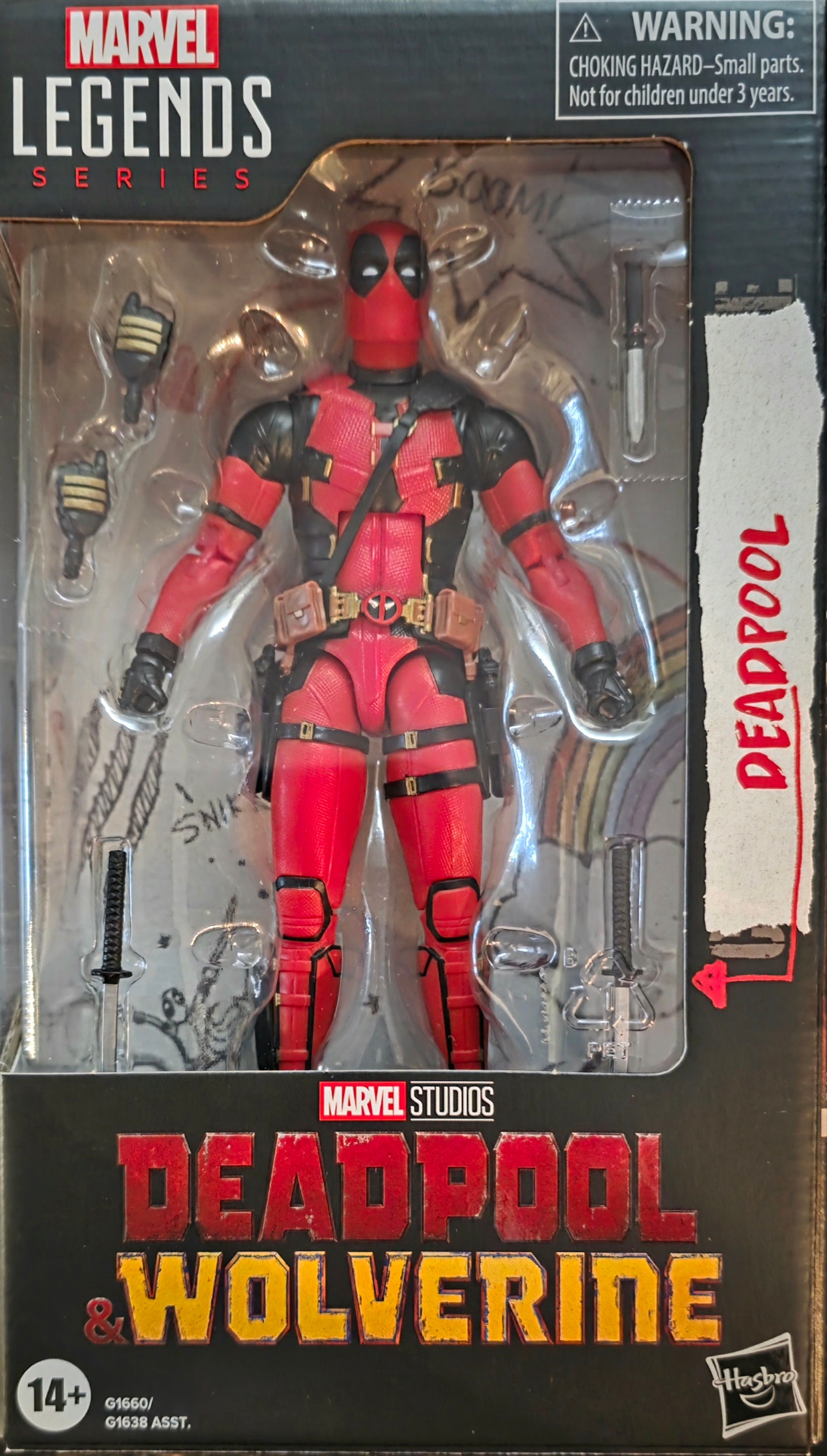 Marvel Legends Actionfigur - Deadpool vs. Wolverine - Deadpool 15cm NEU&OVP