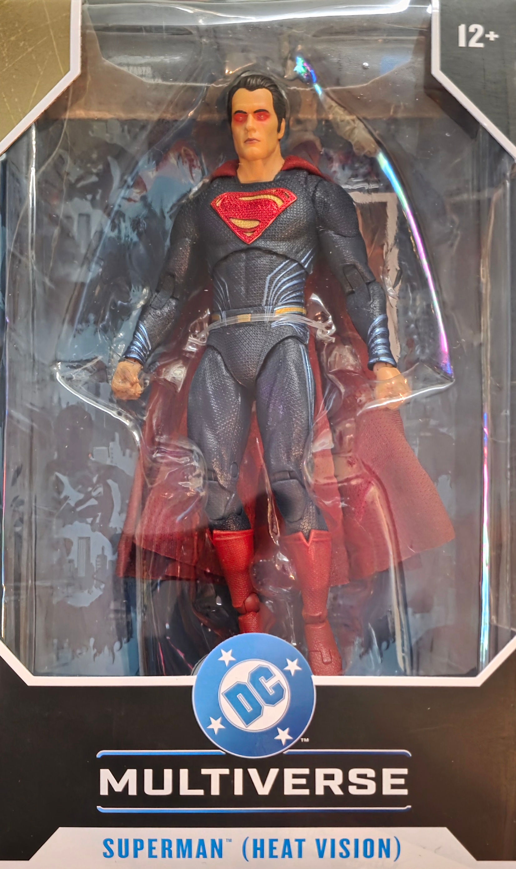DC Multiverse - Batman vs. Superman - Superman Heat Vision 18cm NEU&OVP