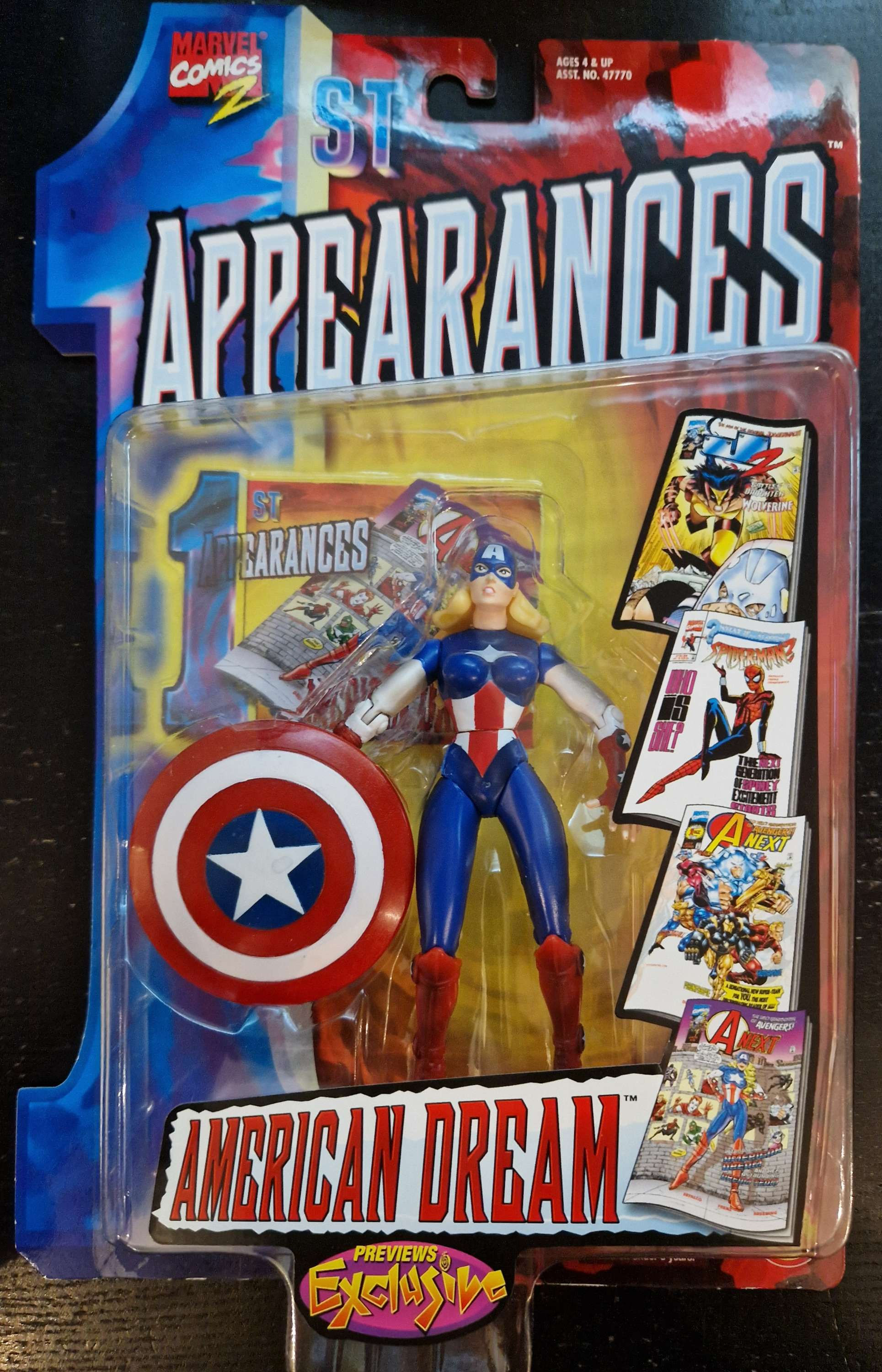 TOYBIZ - MARVEL - First Appearances - American Dream OVP 1999