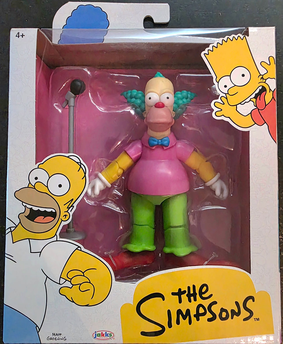 Jakks Pacific - The Simpsons - Krusty The Clown Actionfigur NEU&OVP 