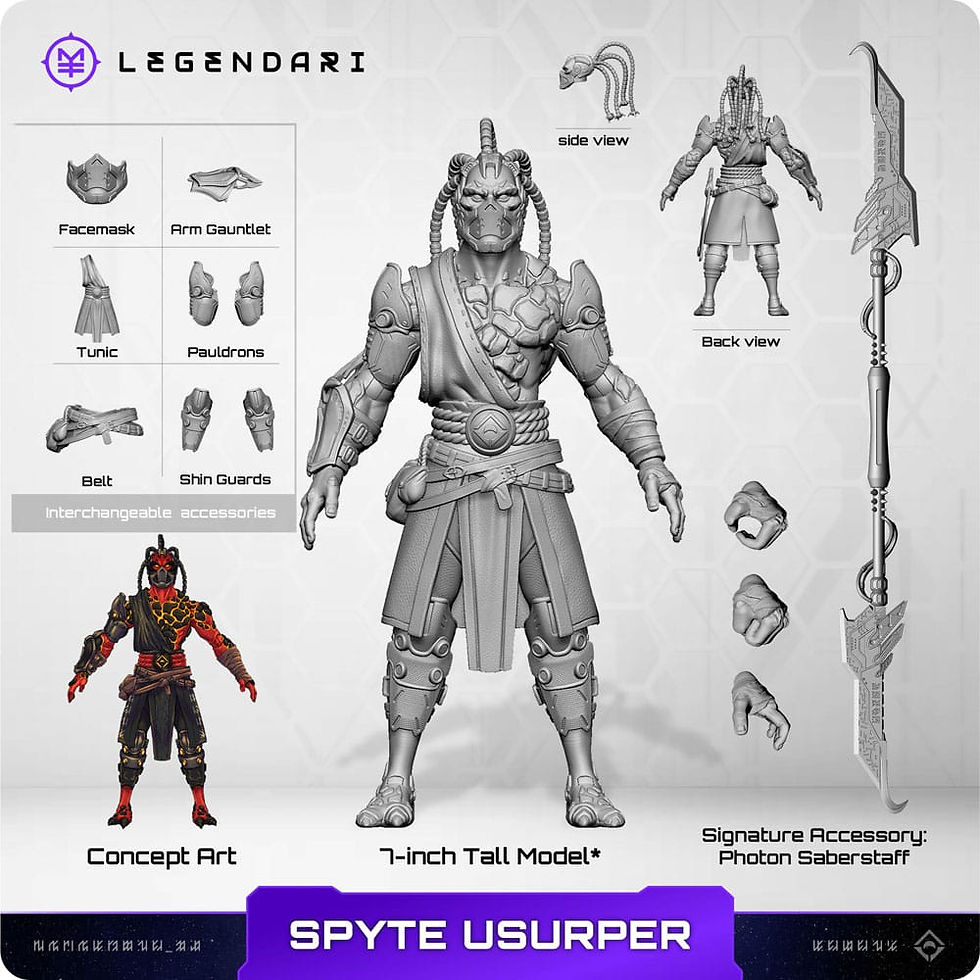 Miniaturbild: LEGENDARI: Spyte Usurper - 1/10 Actionfigur (Four Horsemen/Meta Travelers) 18cm 