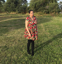 Melanie Suzanne Wilson in floral dress in June 2018.jpeg