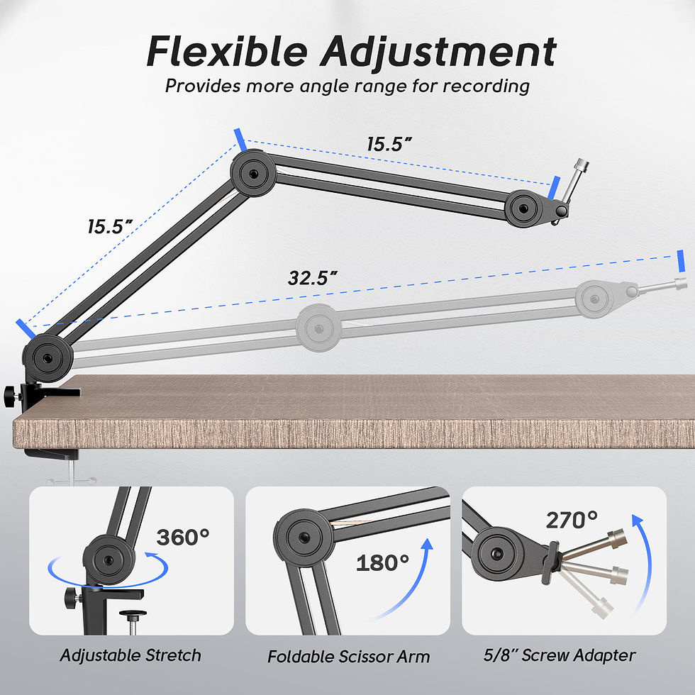 Thumbnail: FIFINE Microphone Arm Boom