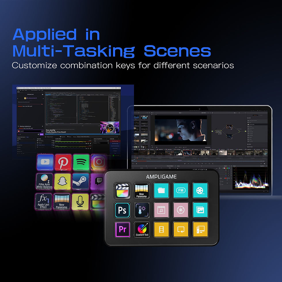Thumbnail: FIFINE Stream Controller with 15 Macro Keys