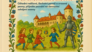 Plakát lákající na dětský den
