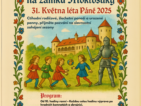 Plakát lákající na dětský den