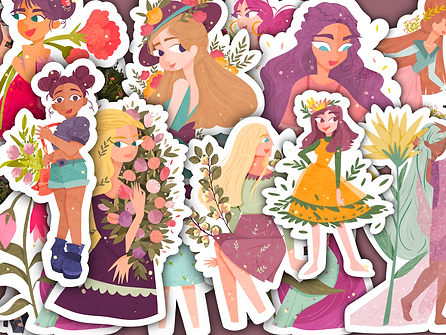 Bloom Stickers