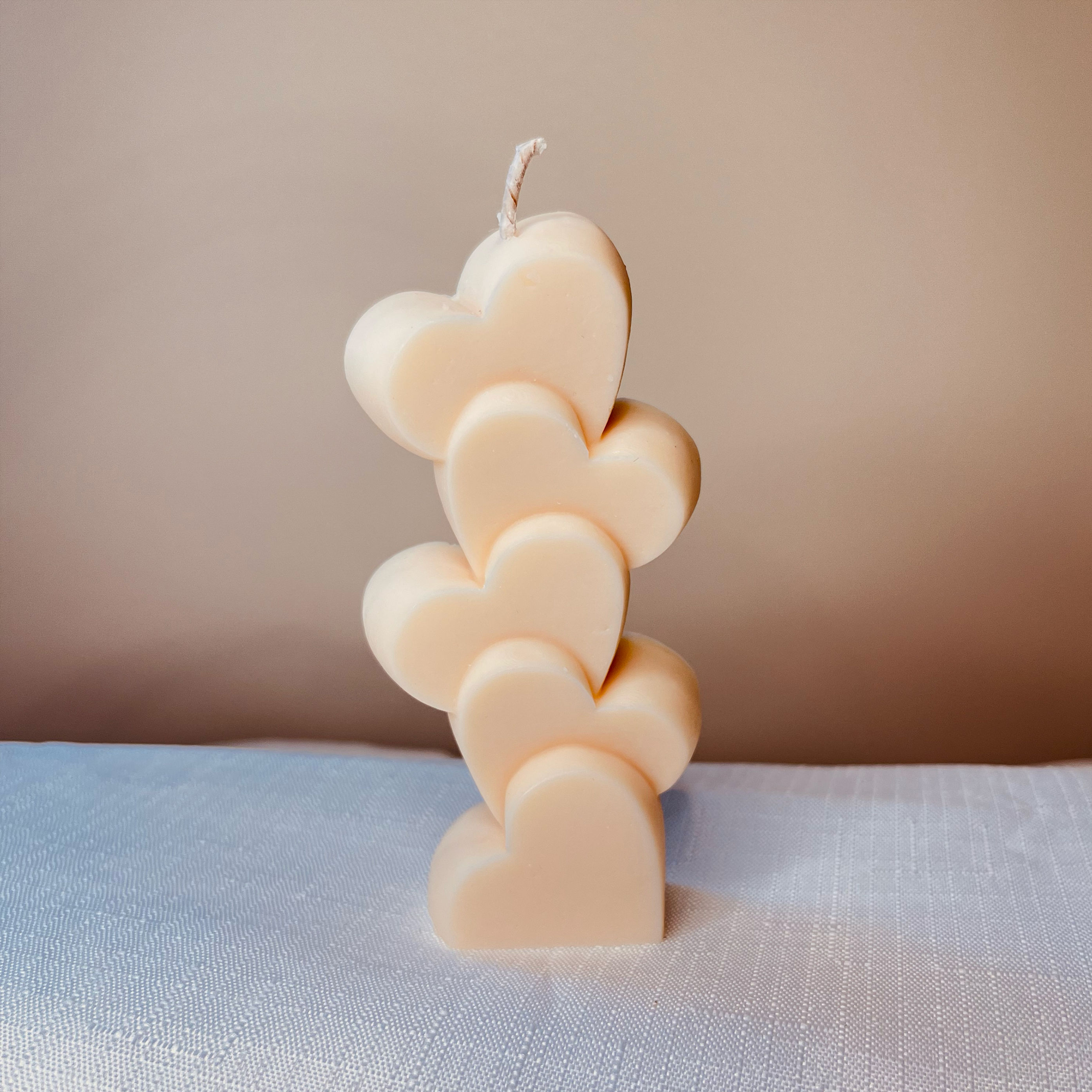Hearts Tower Shape Candle