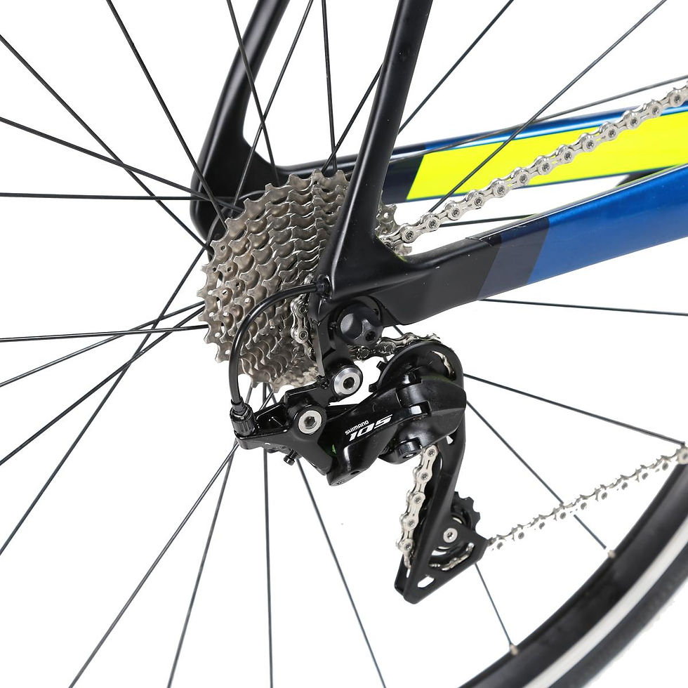 Thumbnail: Van Rysel RCR 900 CF Carbon Road Bike 105 11sp - Blue