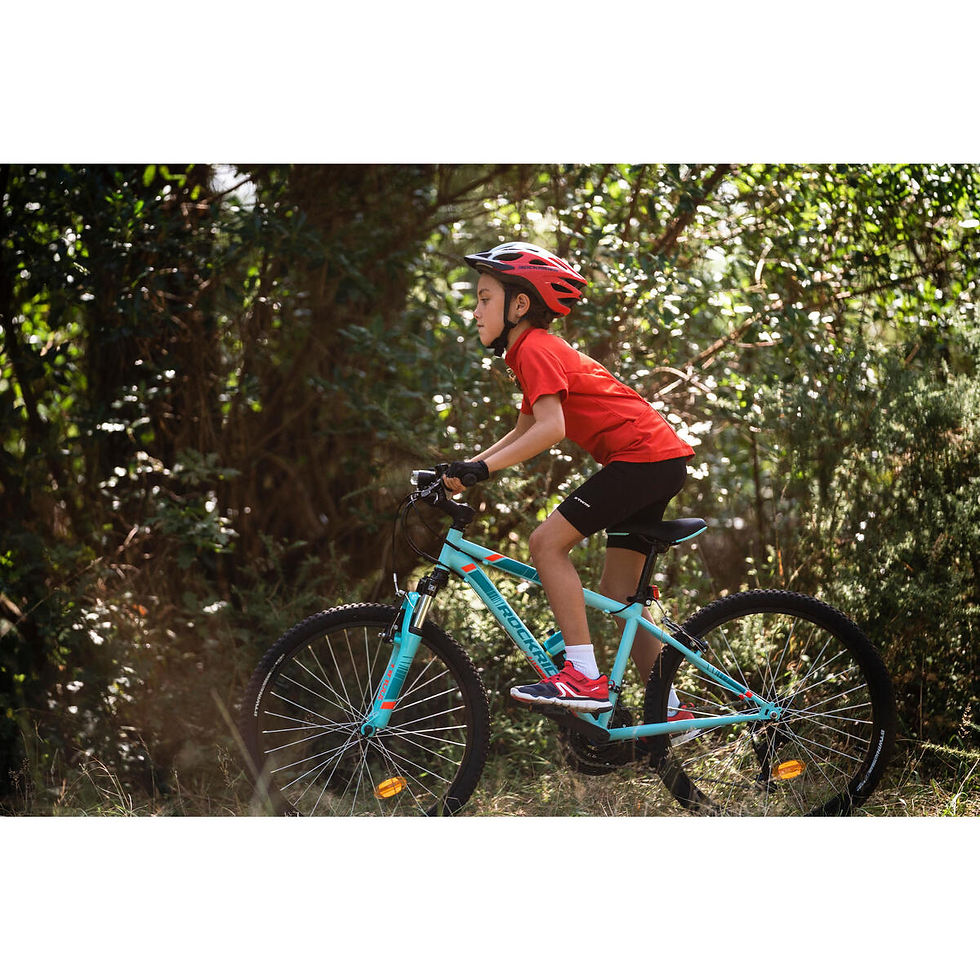 Thumbnail: Kids' Cycling Shorts 100 - Black