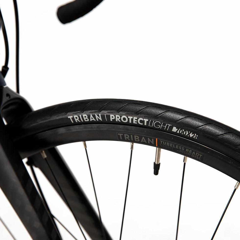 Thumbnail: Triban RC 520 Disc Road Bike 105 11sp - Dark Blue