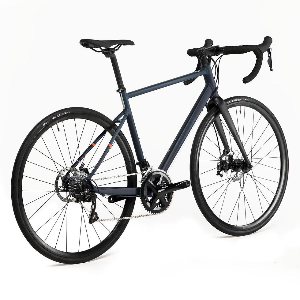 Thumbnail: Triban RC 520 Disc Road Bike 105 11sp - Dark Blue