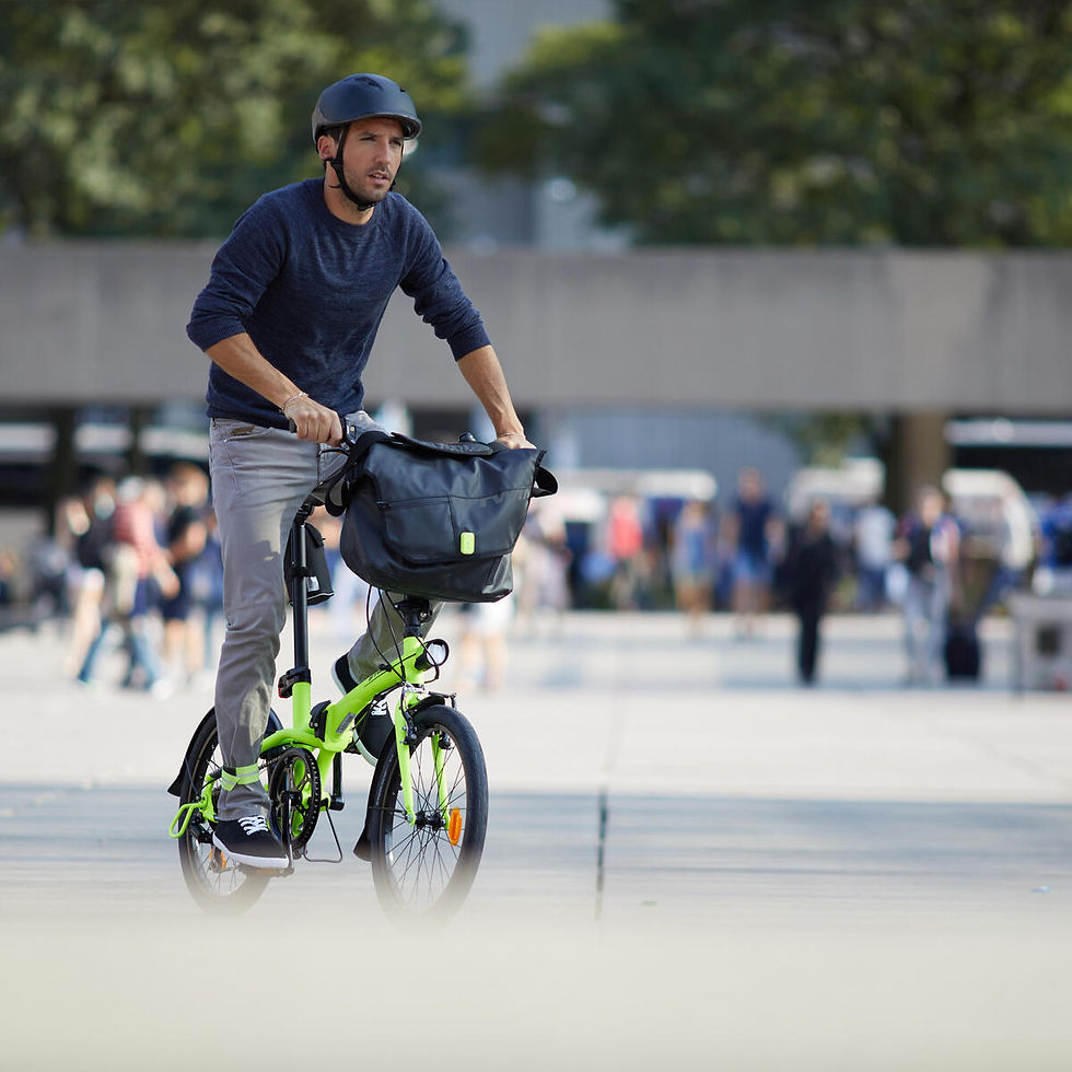 Thumbnail: Tilt 500 20in 7sp Folding Bike - Yellow