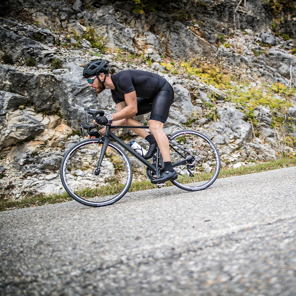 Thumbnail: Road Cycling Jersey Neo Racer - Black