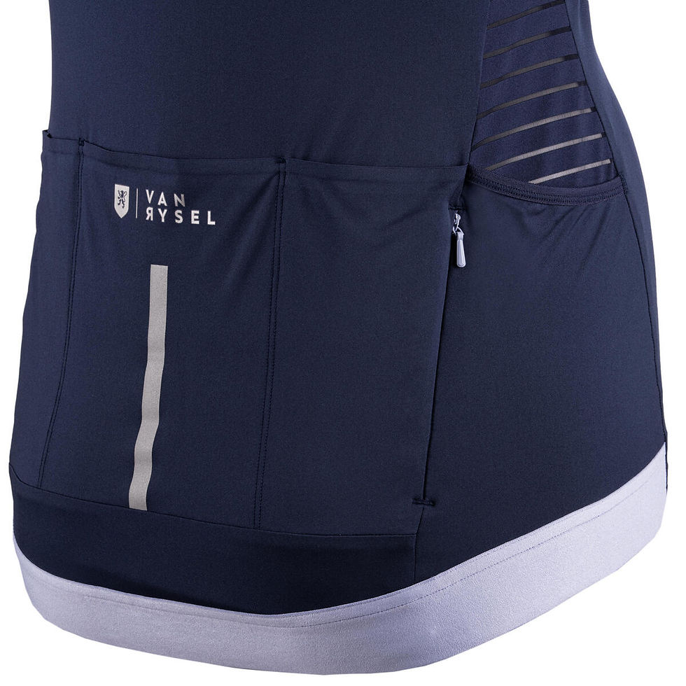 Thumbnail: Women's Short-Sleeved Cycling Jersey RCR - Navy