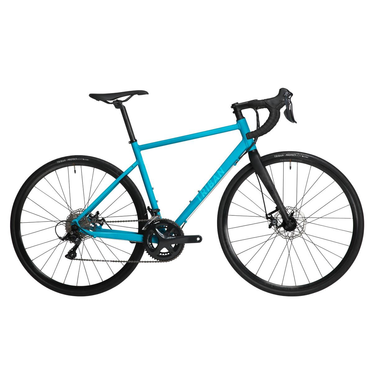 Triban RC 500 Disc Brake 9sp Sora Road Bike - Turqoise Blue