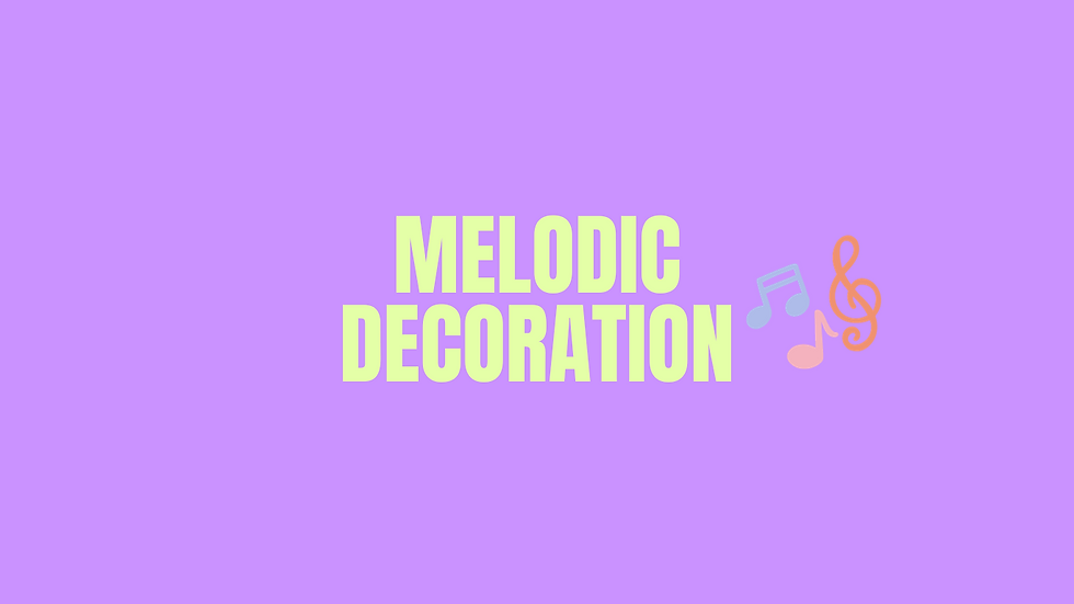 Melodic Decoration PDF, Music Theory Grade 8