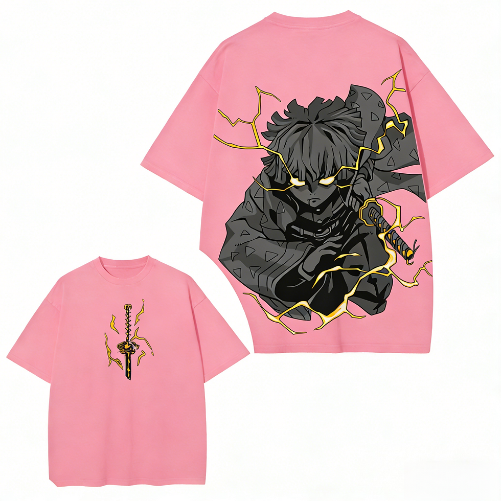 Thumbnail: 2026 Summer Demon Slayer Men's Women's T-Shirt Zenitsu Agatsuma Summer Spring An