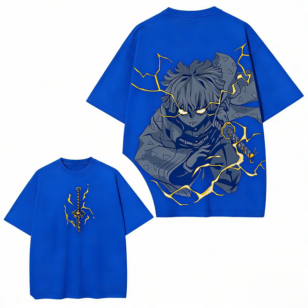 Thumbnail: 2026 Summer Demon Slayer Men's Women's T-Shirt Zenitsu Agatsuma Summer Spring An