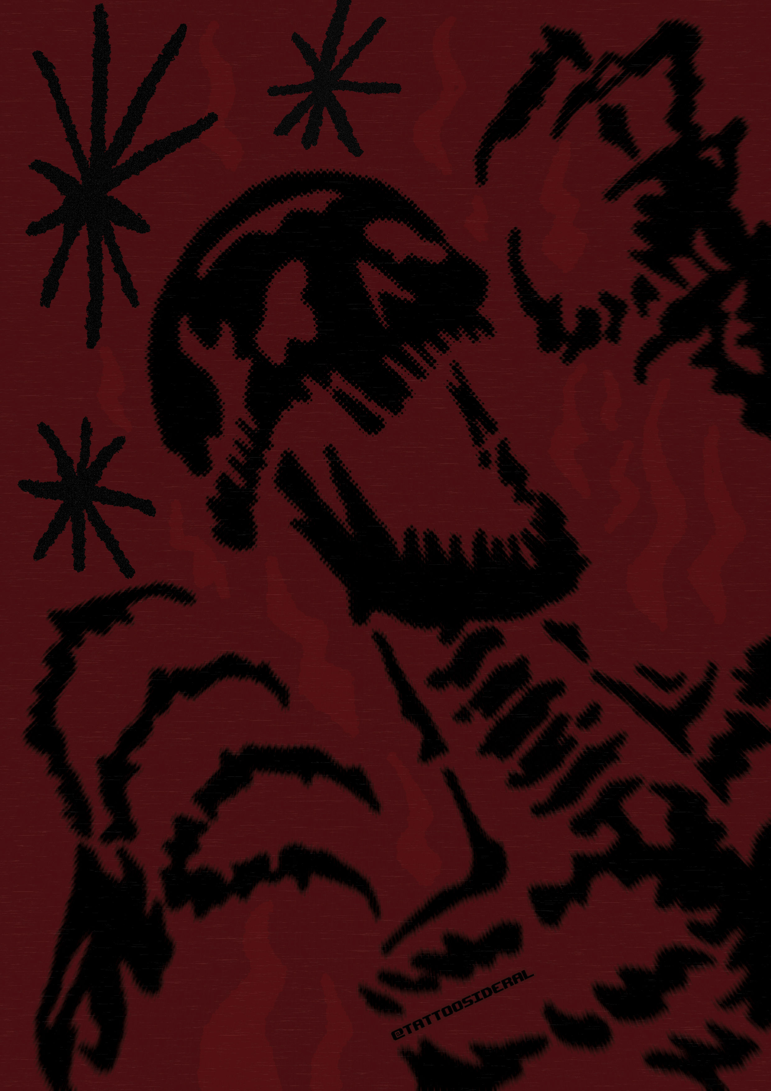 print caveira