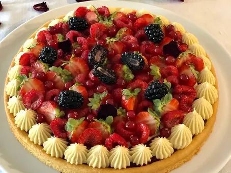 Tarte aux fruits rouges à la vanille de Madagascar